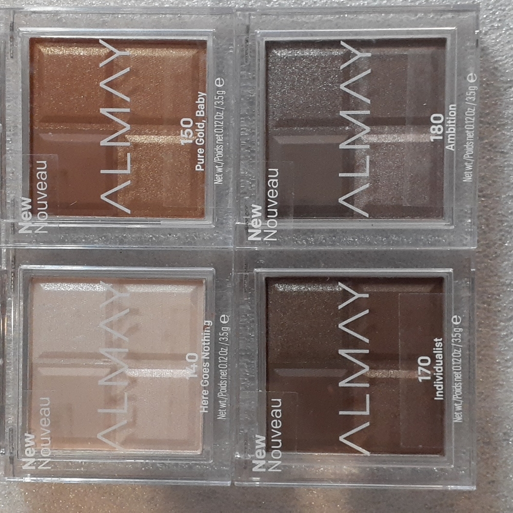 Almay Set of Four Sealed Unopened Eyeshadow Palettes